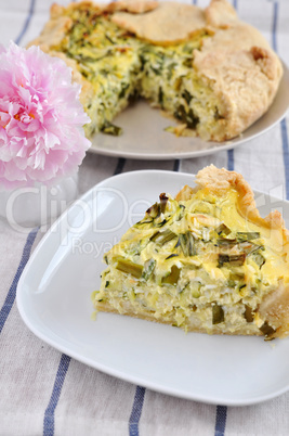 Zucchini Crostata Quiche