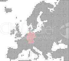 Deutschland - Serie: Pixelkarte Europa