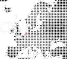 Niederlande - Serie: Pixelkarte Europa