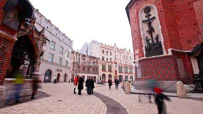 square of Krakow, the old town