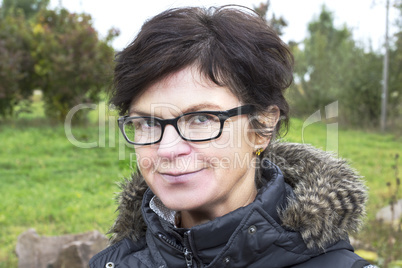 women portrait in autumn