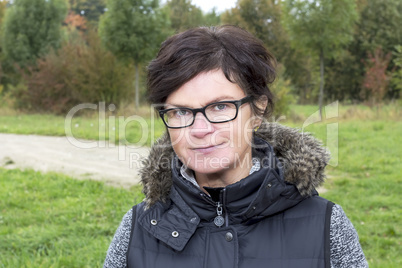 women portrait in autumn