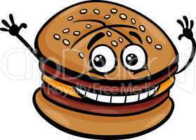 cheeseburger cartoon character
