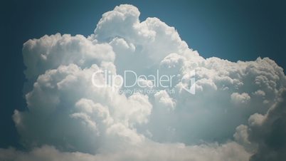 Cloudscape, time lapse.