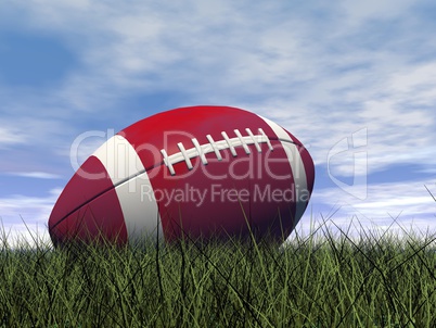 rugby ball - 3d render