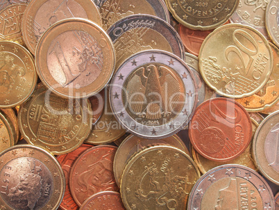 euro coins