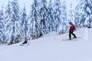 rescue ski patrol help injured woman skier