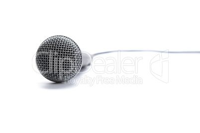 professional microphone on white background