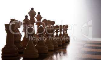 big white chess pieces set