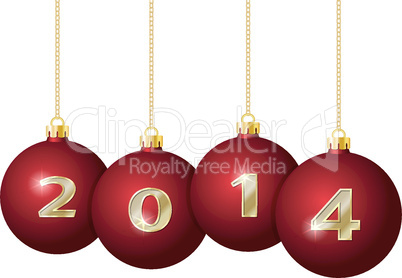 Glass Christmas Balls 2014