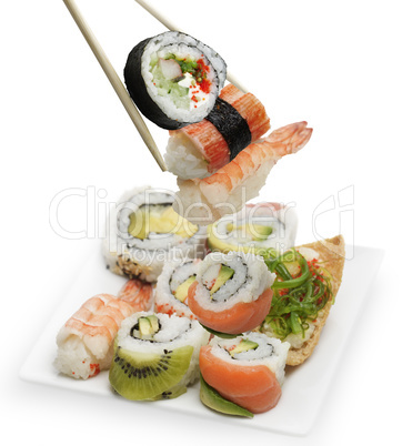 sushi assortment