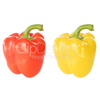 red and yellow pepper