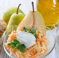 celery salad with pear