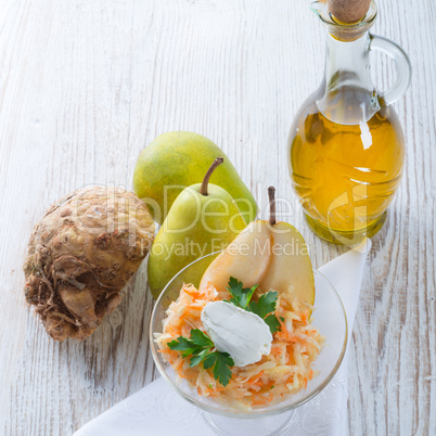 celery salad with pear