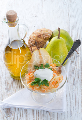 celery salad with pear