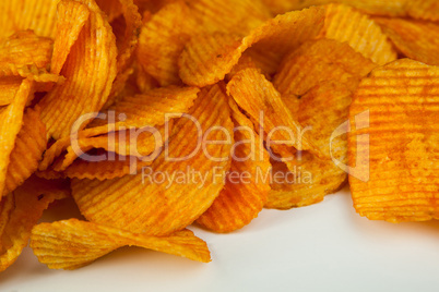 handful of potato chips