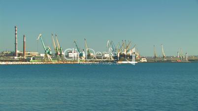 Cargo seaport.