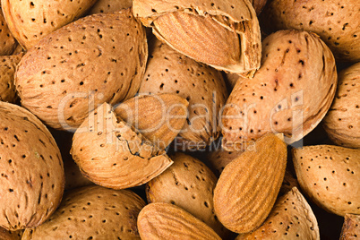 almonds  background