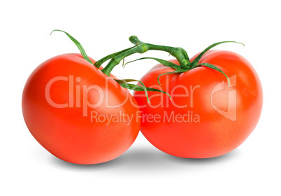 two tomatoes