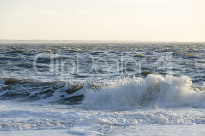 waves at the beach