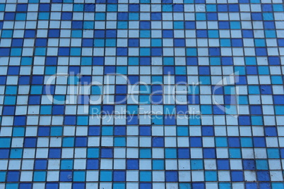 texture from blue and light blue mosaic