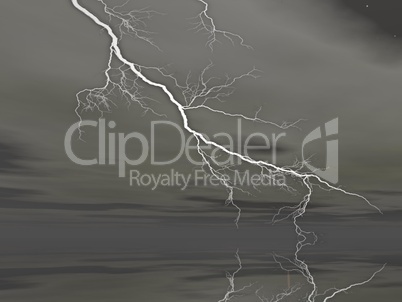 lightning - 3d render