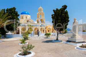 Orthodox church. Oia, Santorini, Greece