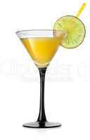 Yellow orange cocktail