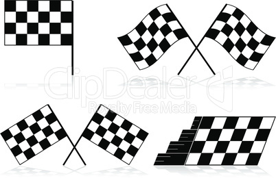 Checkered flags