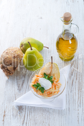 celery salad with pear