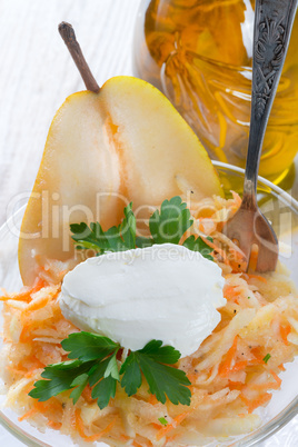 celery salad with pear