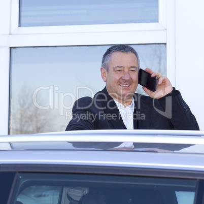 businessman on phone