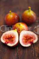 fresh figs over old wood