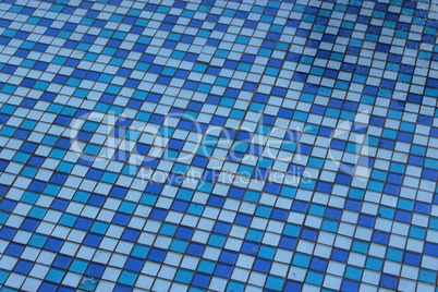 texture from blue and light blue mosaic