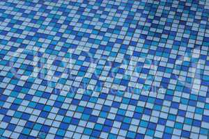 texture from blue and light blue mosaic
