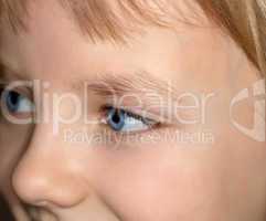 blue eyes of a child