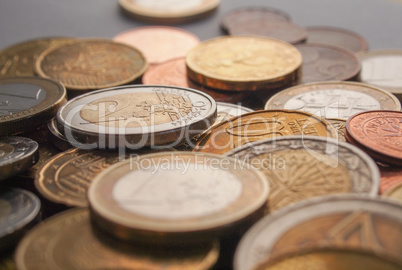 euro coins