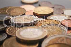 euro coins