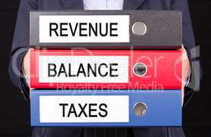 revenue - balance - taxes
