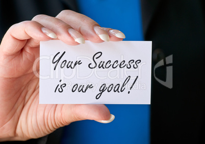 your success is our goal !