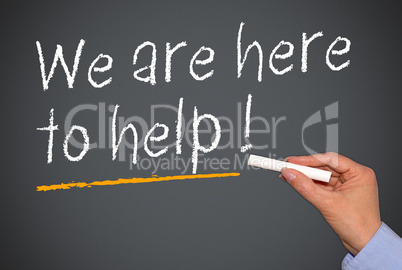 we are here to help !