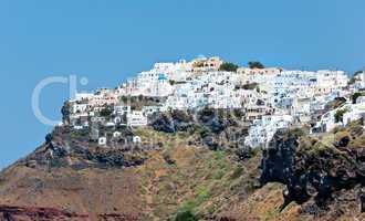 Imerovigli on Santorini Island