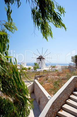 Santorini windmill