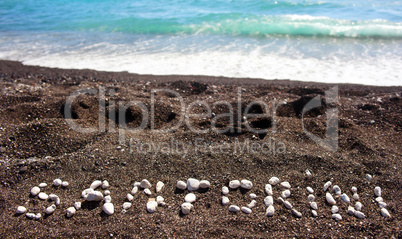 text santorini made ??with pumice stones