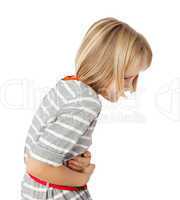 child with stomach ache