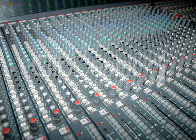 sound mixing console