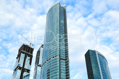 Construction of skyscrapers of the international business centre