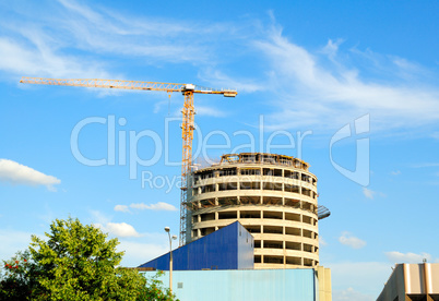 Construction of skyscrapers of the international business centre