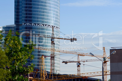 Construction of skyscrapers of the international business centre