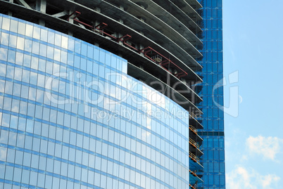 Construction of skyscrapers of the international business centre